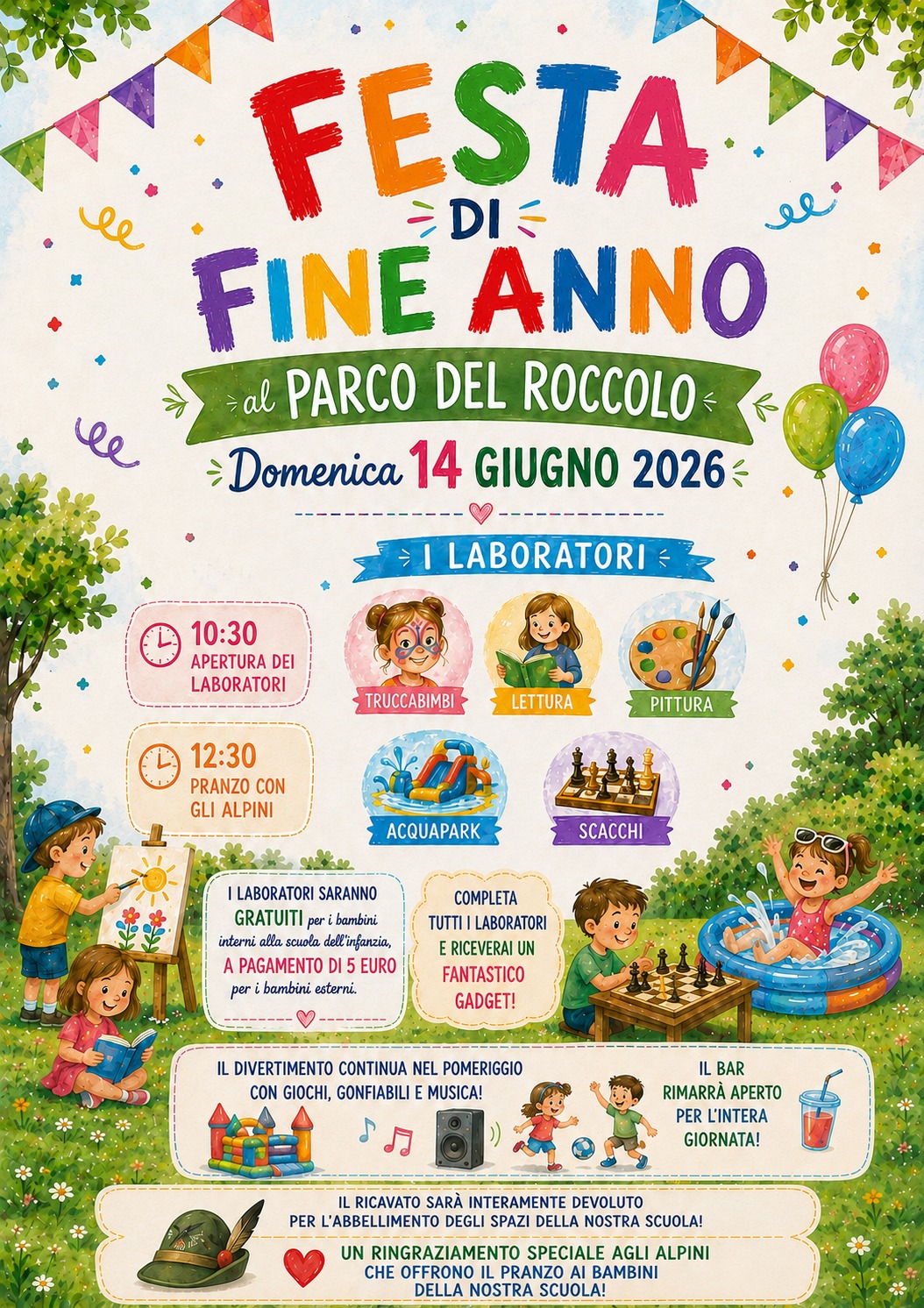 volantino festa fine anno
